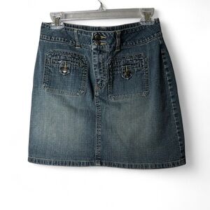 L.A. Blues Denim Mini Skirt